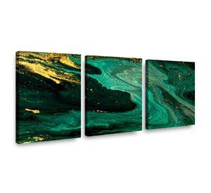 Canvas trio Marmol Verde 70x50cm.