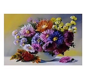 Cuadro Decorativo Arreglo Floral Equilibrio Hogar Jhn
