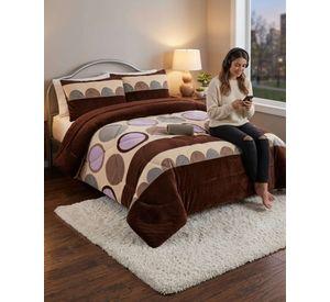 Cubrecama Plush 2 Plazas con Chiporro Térmico Extra Suave Invierno 10