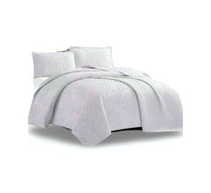 CUBRECAMA QUILT DELGADO TUFTING DE LUJO SUAVE 2 PLAZAS L3