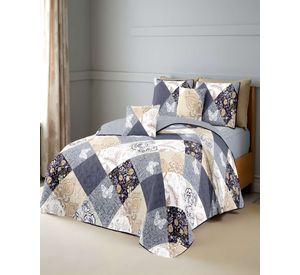 QUILT CUBRECAMA DE VERANO PLAZA Y MEDIA MULTICOLOR 05