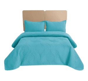 cubrecama delgado tipo quilt verano king
