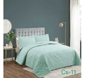 Cubrecama quilt verano 2 plazas varios colores