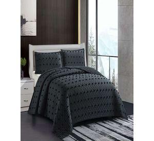 CUBRECAMA QUILT DELGADO TUFTING DE LUJO SUAVE PLAZA Y MEDIA G1