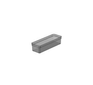Organizador De Cajón Clear 30 X 7,5 X 5,6 Gris