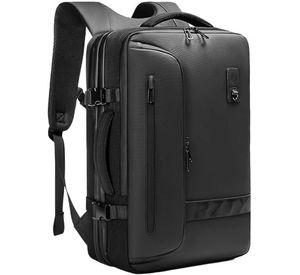 Mochila De Viaje Negocio Para Notebook Unisex Color Negro