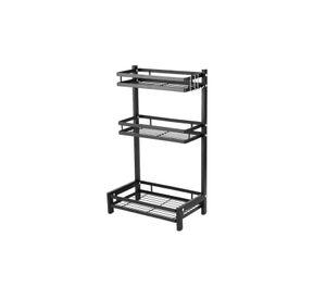 Organizador 3 Niveles Metálico Cocina Negro