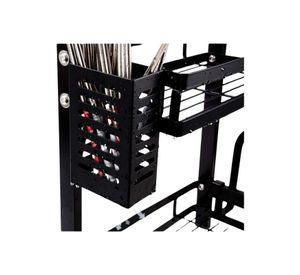 Organizador 3 Niveles Metálico Cocina Negro