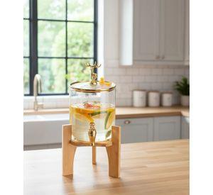 Dispensador Bebidas Grifo Decorativo Soporte Elevado Jhn