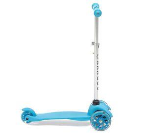 Scooter Monopatín Plegable Luz Led Niño S1 – Azul