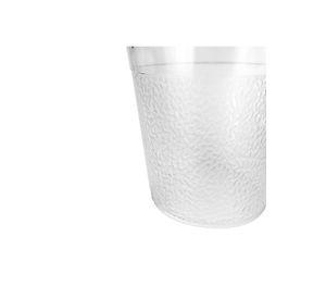 Set de 12 Vaso Empedrado 250 Cc Policarbonato Irrompible