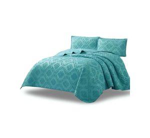 CUBRECAMA QUILT DELGADO TUFTING DE LUJO SUAVE KING R2