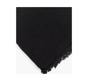 Piecera algodón gauze color negro