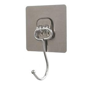 Pack 5 Unidades Gancho 8x8 Para Pared Metálico Con Adhesivo - Norplat