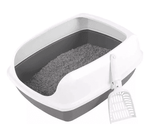 Arenero Abierto Para Gatos - Baño Sanitario Grande Xl Pala