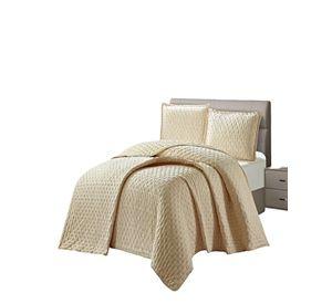 CUBRECAMA SEMI ACOLCHADO DELGADO KING 250X270 CM BEIGE 02