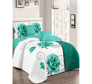 cubrecama quilt 2 plazas primavera verano diseño a