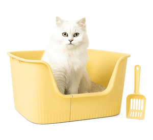 Arenero Abierto Mediano Genérica Para Gatos Con Pala