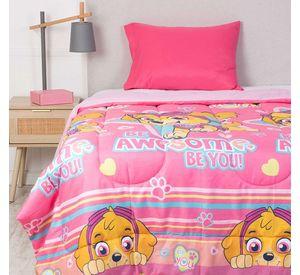 Cubrecama Nordico Niña Skye Paw Patrol rosa