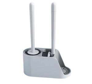 Kit De 2 Cepillo De Limpieza Para Inodoro Con Soporte