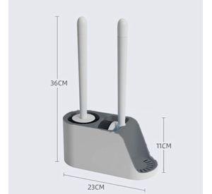 Kit De 2 Cepillo De Limpieza Para Inodoro Con Soporte