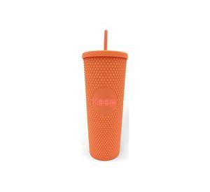 Vaso Tumbler Venti Con Bombilla 710ml Keep Naranja