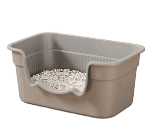 Arenero Grande 50cm Bandeja Sanitaria De Gatos Con Pala Gris