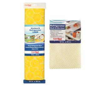 Pack Revestimiento Vinílico Protector para Refrigerador Amarillo y Malla Blanca