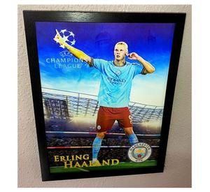 Cuadro Lenticular 40x30 cm De Haaland Manchester City 3 Imágenes en uno