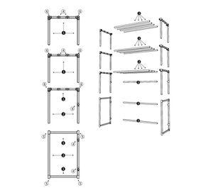 Estante Baño Organizador Soporte Rondon