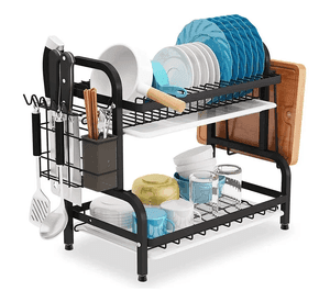 Escurridor platos 2 niveles desmontable loza rack