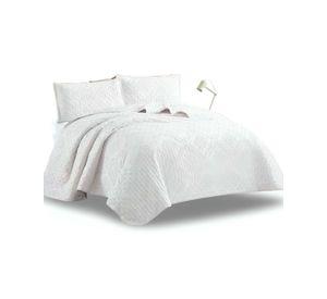 CUBRECAMA QUILT DELGADO TUFTING DE LUJO SUAVE KING R6