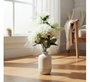 Set 3 Ramo Floral Ornamental Artificial Diseño Peonía Jhn