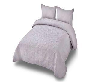 CUBRECAMA QUILT DE VERANO SUPER ELEGANTE 2 PLAZAS 230X250 CM COLOR GRIS