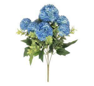 Set 2 Ramo Flores Artificiales Pompones Decoración Hogar Jhn