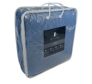 Cubrecama Quilt Azul 1,5 Pl