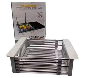 Escurridor De Platos Ajustable Multiusos, Fregadero, Estante