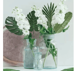 Hojas palmera monstera artificial grandes