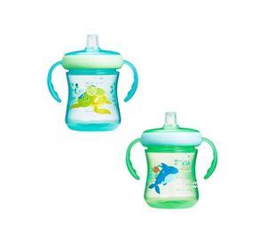 Vasos antiderrame chupete Silicona 207ml con asas
