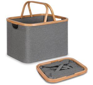 Cesto Plegable Para Ropa Canasto Con Asa Organizador Hogar