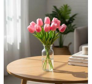 Tulipanes Decoracion Ramos De 9 Artificiales Hogar Interior