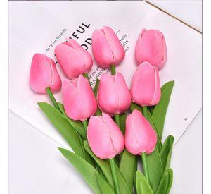 Tulipanes Decoracion Ramos De 9 Artificiales Hogar Interior