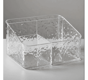 Organizador Acr lico Texturizado Para Maquillaje