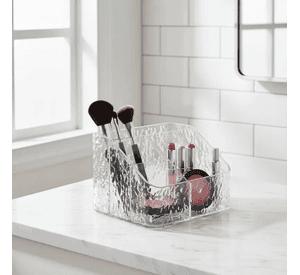 Organizador Acr lico Texturizado Para Maquillaje