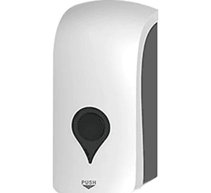 Dispensador Jabon Líquido Rellenable Plastico Al Muro 1000ml Color BLANCO - 325015