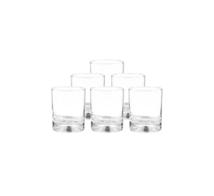 Set 6 Vasos Whisky Manhattan Bajo Cristar Vidrio