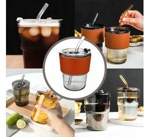 Vaso Vidrio Café Amarillo