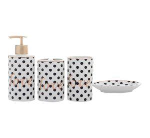 Juego de Baño Decorativo Marsella 4 Piezas