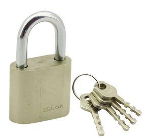 set x 2 CANDADO 30 MM SPLON GRIS TOP SECURITY CON 4 LLAVES EN BLISTER DOBLE