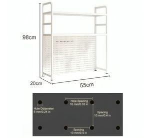 Rack Estante Organizador De Escritorio 2 Niveles 55x98x20